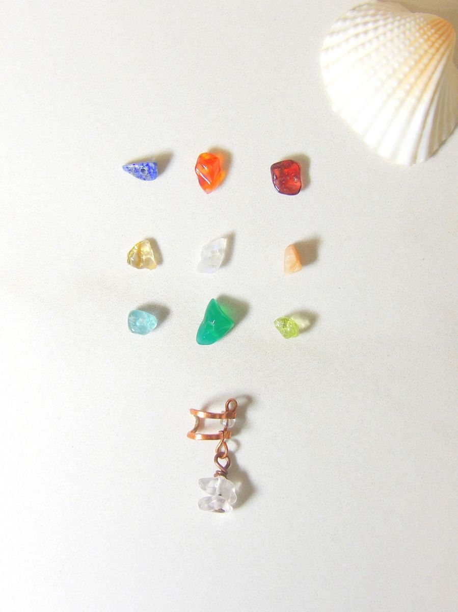 Rook Cuff No Piercing - Choose Your Gemstone | Fake Cartilage Earring | Huggie Hoop | Anti Tragus Earring | Earcuff | Bohemian Jewelry