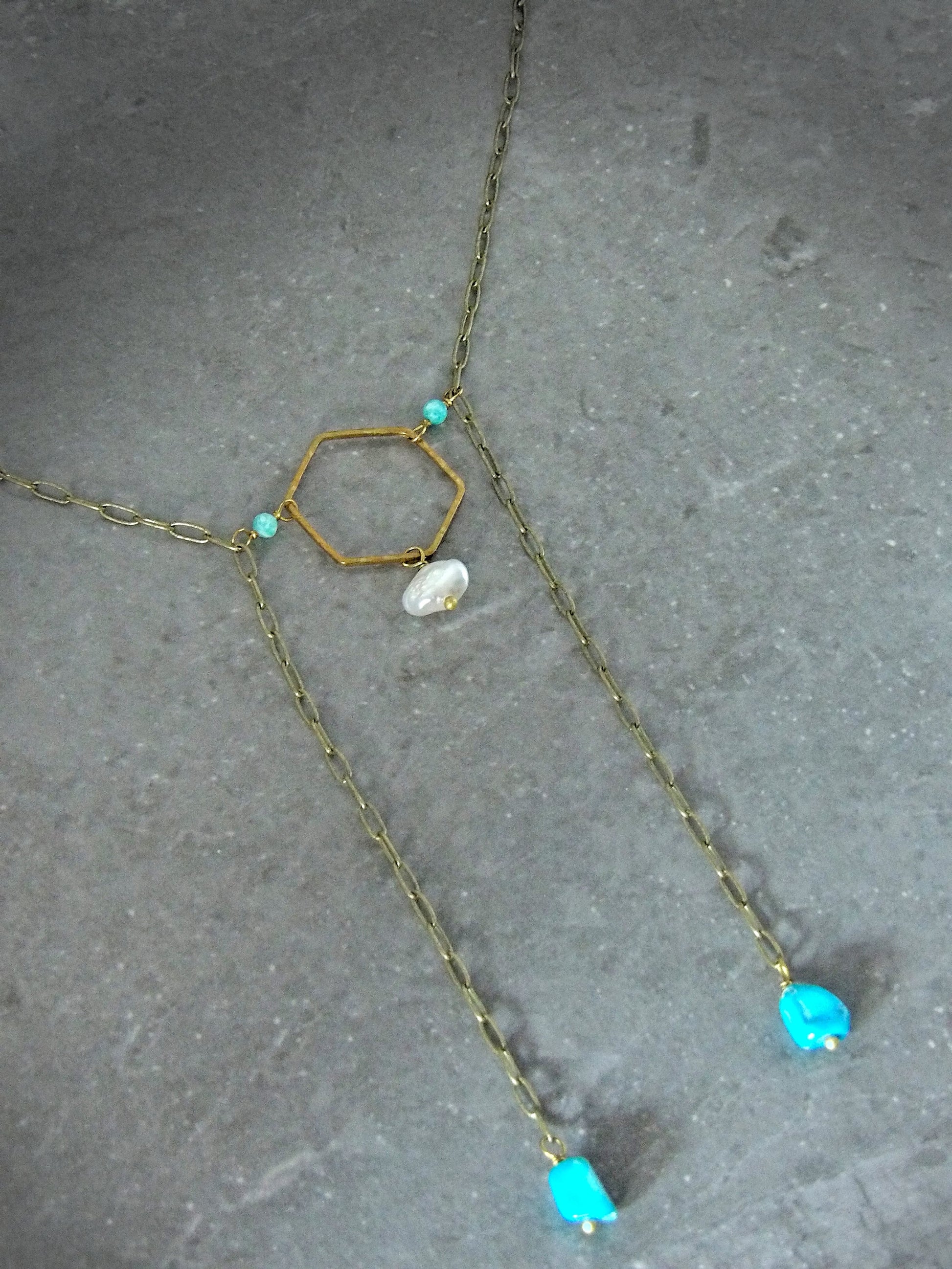 single pearl paperclip necklace bolo necklace genuine turquoise necklace symbolic jewelry bohemian jewelry
