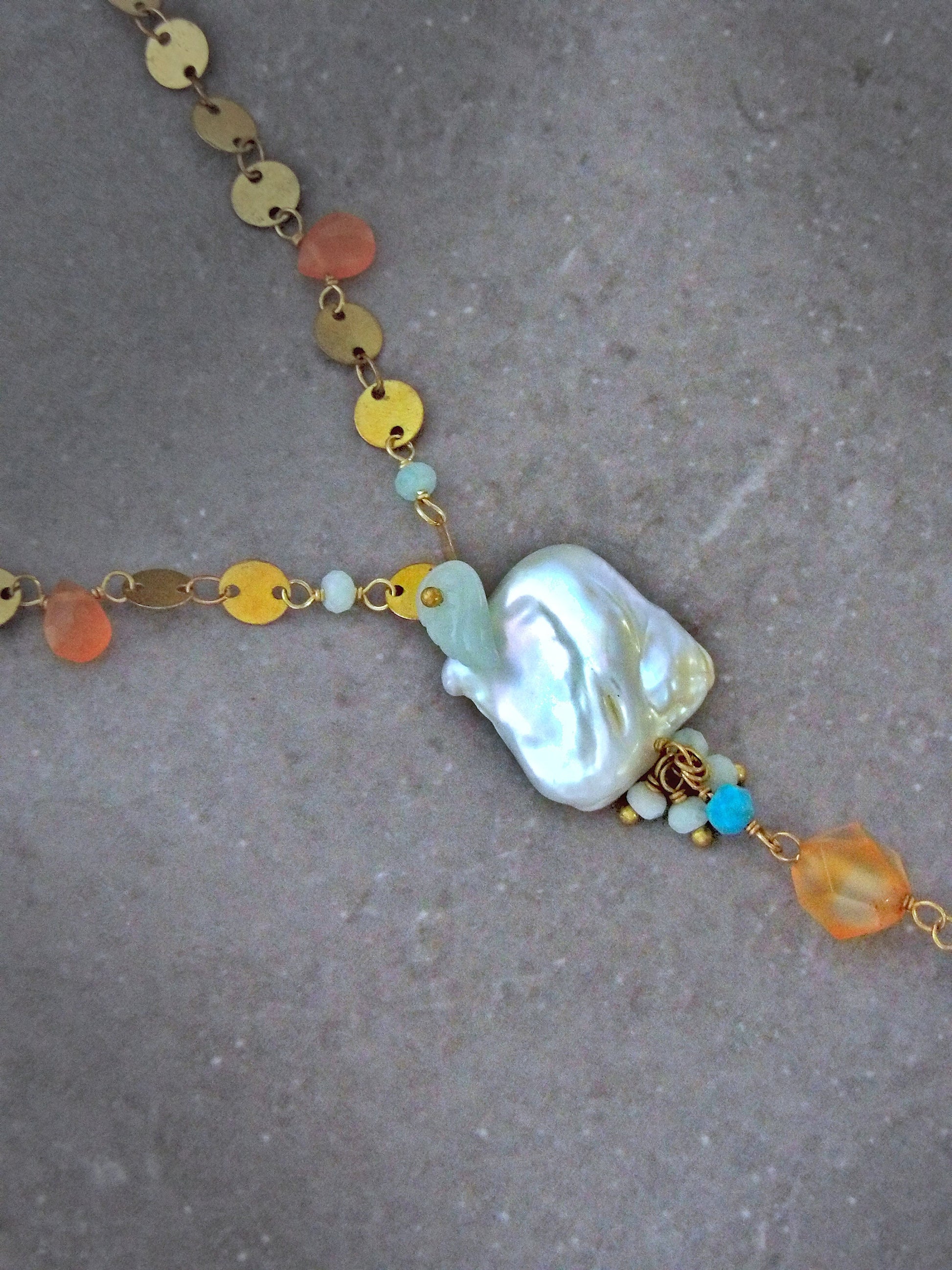 y necklace pearl. turquoise lariat necklace . natural gemstones. ethical fashion. y necklace beaded. chunky y necklace. y necklace with pendant.