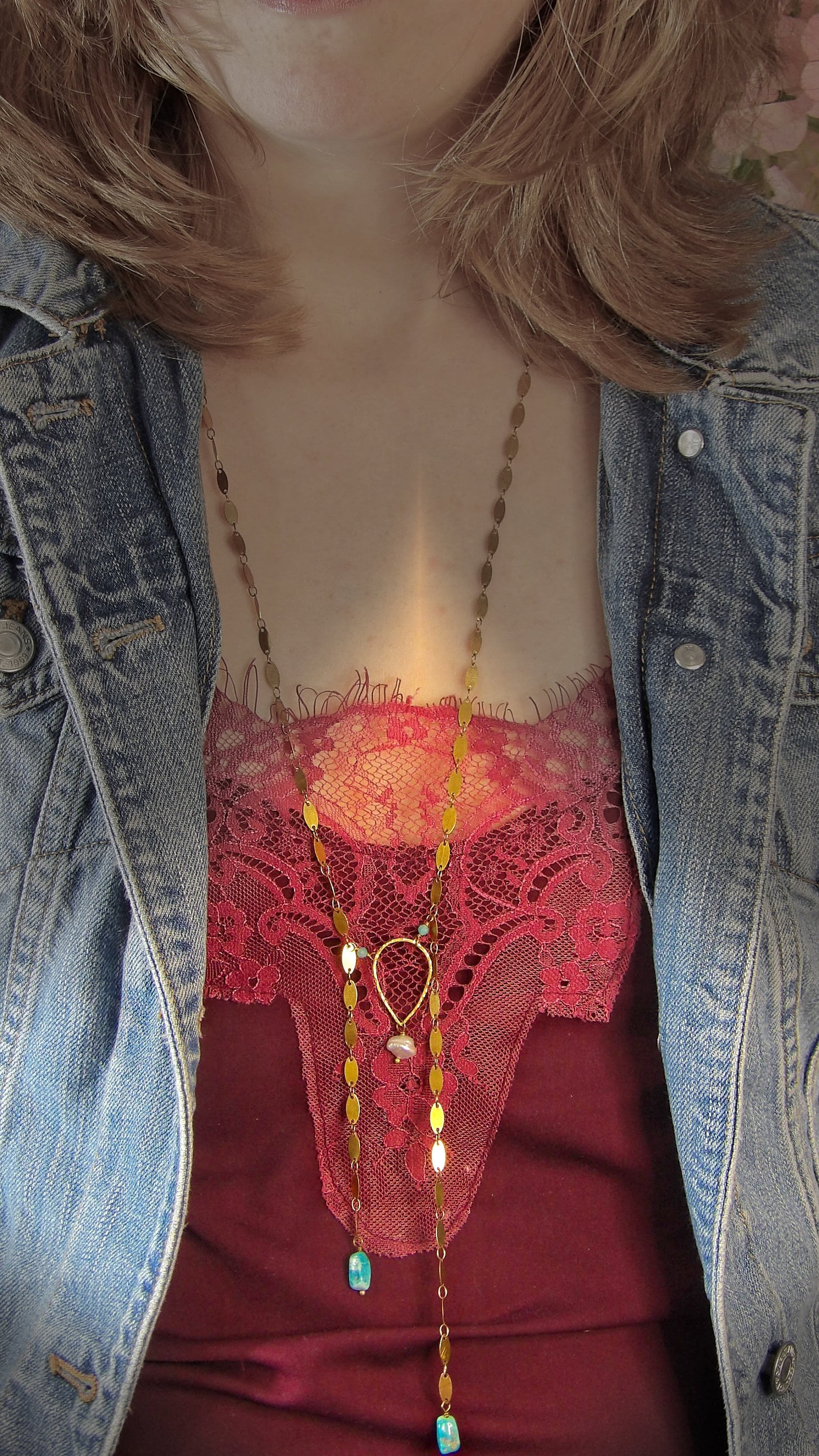 Single Pearl Bolo Necklace With Genuine Arizona Turquoise | Ethical Bohemian Jewelry | Sustainable Fashion | Western Layering Necklace